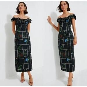 TUCKERNUCK black fresher buds Suze dress NWT Size 6